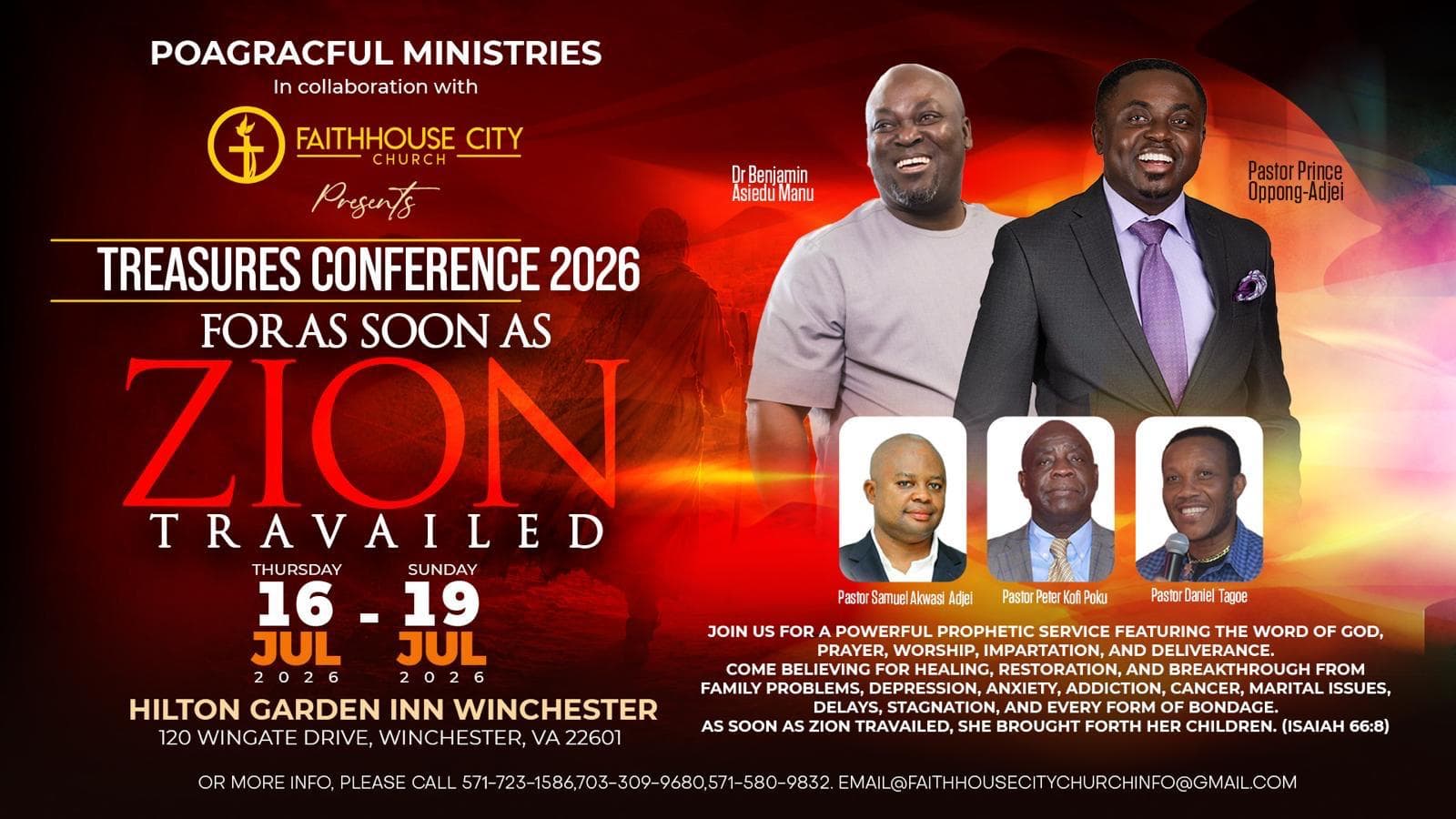 Treasures Conference 2026 flyer